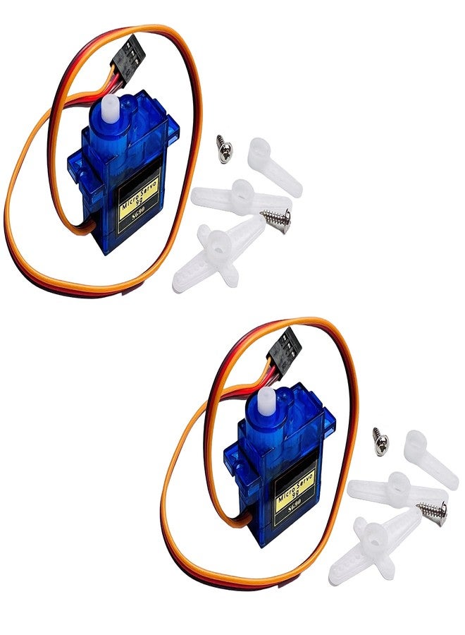 محرك سيرفو DIYables SG90 بزاوية 180 درجة لأردوينو، ESP32، ESP8266، راسبيري باي، قطعتان - Image 1
